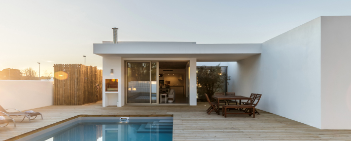 modern house with garden swimming pool and wooden 2021 08 26 18 24 26 utc 1